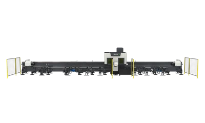 Máquina cortadora de tubos por láser con mandril -de servicio pesado 2+1