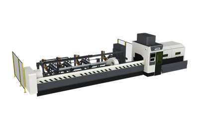 Máquina cortadora láser de tubos de mandril-de servicio mediano-de tres funciones